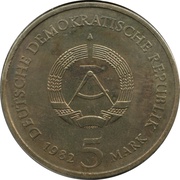 5 Mark Goethe's Weimar Cottage obverse image