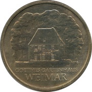 5 Mark Goethe's Weimar Cottage, Germany, 1982 reverse image