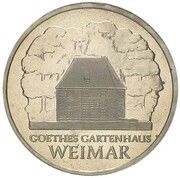 5 Mark Goethe's Weimar Cottage - Pattern reverse image