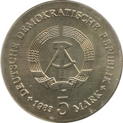 5 Mark Max Planck obverse image