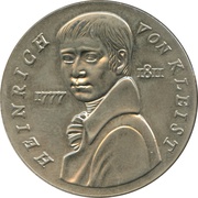 5 Mark Heinrich von Kleist, Germany, 1986 reverse image