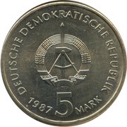 5 Mark 750 years Berlin - Alexanderplatz obverse image