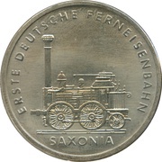 5 Mark Saxonia Locomotive reverse image