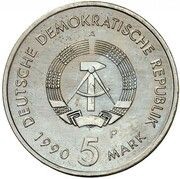 5 Mark 500 Years Mail Services - Pattern obverse image