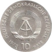 10 Mark Bertolt Brecht obverse image