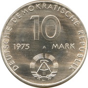 10 Mark Albert Schweitzer; mule obverse image