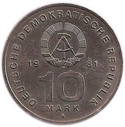 10 Mark National People's Army obverse image