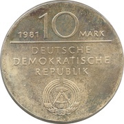 10 Mark Georg Wilhelm Friedrich Hegel obverse image
