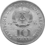 10 Mark 700 Years Berlin Mint obverse image