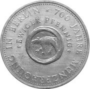 10 Mark 700 Years Berlin Mint, Germany, 1981 reverse image