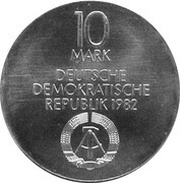 10 Mark Neues Gewandhaus Leipzig obverse image