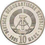 10 Mark Liberation from Fascism - Pattern obverse image