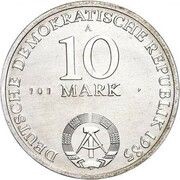 10 Mark Humboldt Universität - Pattern obverse image