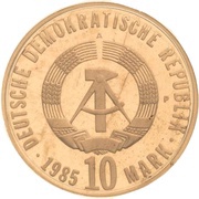 10 Mark Liberation from Fascism obverse image
