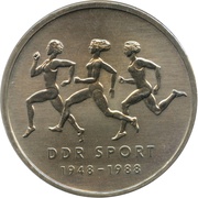 10 Mark East German Sports reverse image
