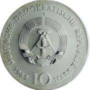 10 Mark Johann Gottfried Schadow obverse image