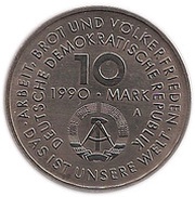 10 Mark International Labour Day obverse image