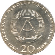 20 Mark Wilhelm von Humboldt obverse image