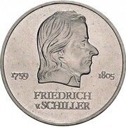20 Mark Friedrich von Schiller - Mule/Pattern reverse image