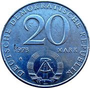 20 Mark Otto Grotewohl obverse image