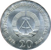 20 Mark Immanuel Kant obverse image