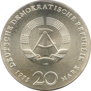 20 Mark Johann Sebastian Bach obverse image