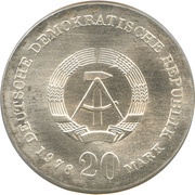 20 Mark Johann Gottfried Herder obverse image