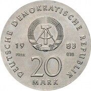 20 Mark Martin Luther - Pattern obverse image