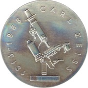 20 Mark Carl Zeiss, Germany, 1988 reverse image