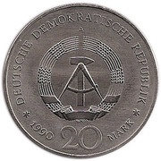 20 Mark Brandenburg Gate obverse image