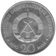 20 Mark Brandenburg Gate obverse image