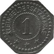 1 Pfennig - Linden Hanomag, Germany,  reverse image