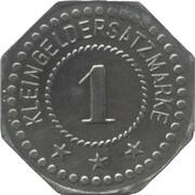 1 Pfennig - Greppin Greppiner Werke, Germany,  reverse image