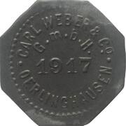 1 Pfennig - Oerlinghausen Carl Weber and C° G.m.b.H. obverse image