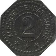2 Pfennig - Linden Hanomag, Germany,  reverse image