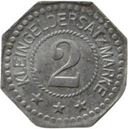 2 Pfennig - Sandow Paul Steinbock, Germany,  reverse image