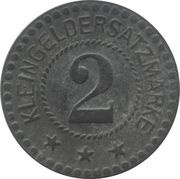 2 Pfennig - Marienstein, Germany,  reverse image