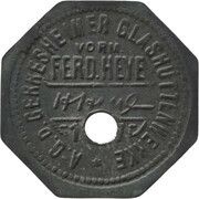 2 Pfennig - Gerresheim Glashüttenwerke vorm. Ferd. Heye obverse image