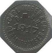2 Pfennig - Oerlinghausen Carl Weber and C° G.m.b.H. obverse image