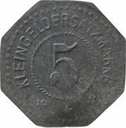 5 Pfennig - Driesen Brandenburg, Germany,  reverse image