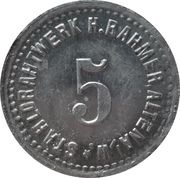 5 Pfennig - Altena Stahldrahtwerk Rahmer obverse image