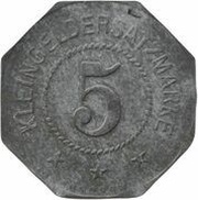 5 Pfennig - Annen Gussstahlwerk Akt. Ges., Germany,  reverse image
