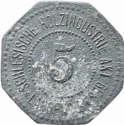 5 Pfennig - Langenöls Schlesische Holzindustrie Akt. Ges. obverse image