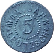5 Pfennig - Leutzsch Max. Jahn obverse image
