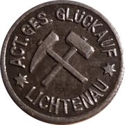 5 Pfennig - Lichtenau Act. Ges. Glückauf obverse image