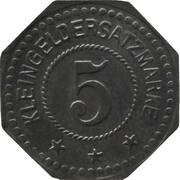 5 Pfennig - Linden Hanomag, Germany,  reverse image