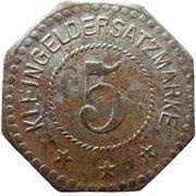5 Pfennig - Linden Hanomag, Germany,  reverse image