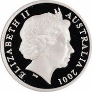 5 Dollars - Elizabeth II 4th Portrait - Bathurst Ladies Organizing Comittee; Masterpieces in Silver obverse image