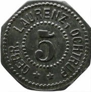 5 Pfennig - Ochtrup Gebr. Laurenz obverse image