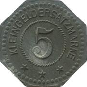 5 Pfennig - Schöneck Gebr. Koch reverse image